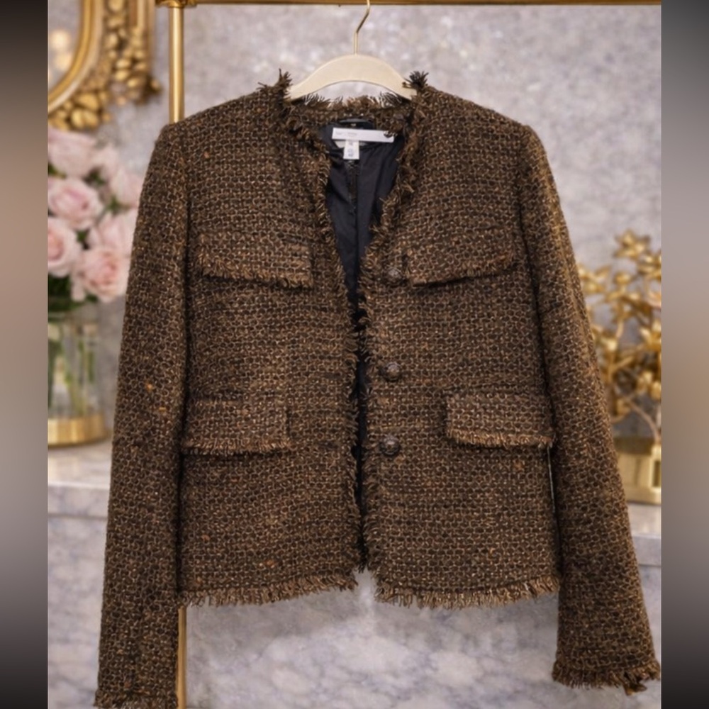Rag & Bone Textured Brown Blazer